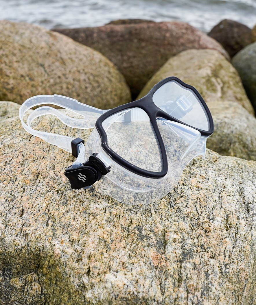Watery zestaw maska, rurka i płetwy do snorkelingu dla dorosłych (od 15 lat) - Itzel/Rilian - Czarny - Image 6