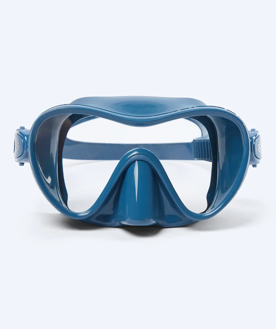Watery zestaw maska, rurka i płetwy do snorkelingu dla dorosłych - Pike/Cliff - Niebieski - Image 2