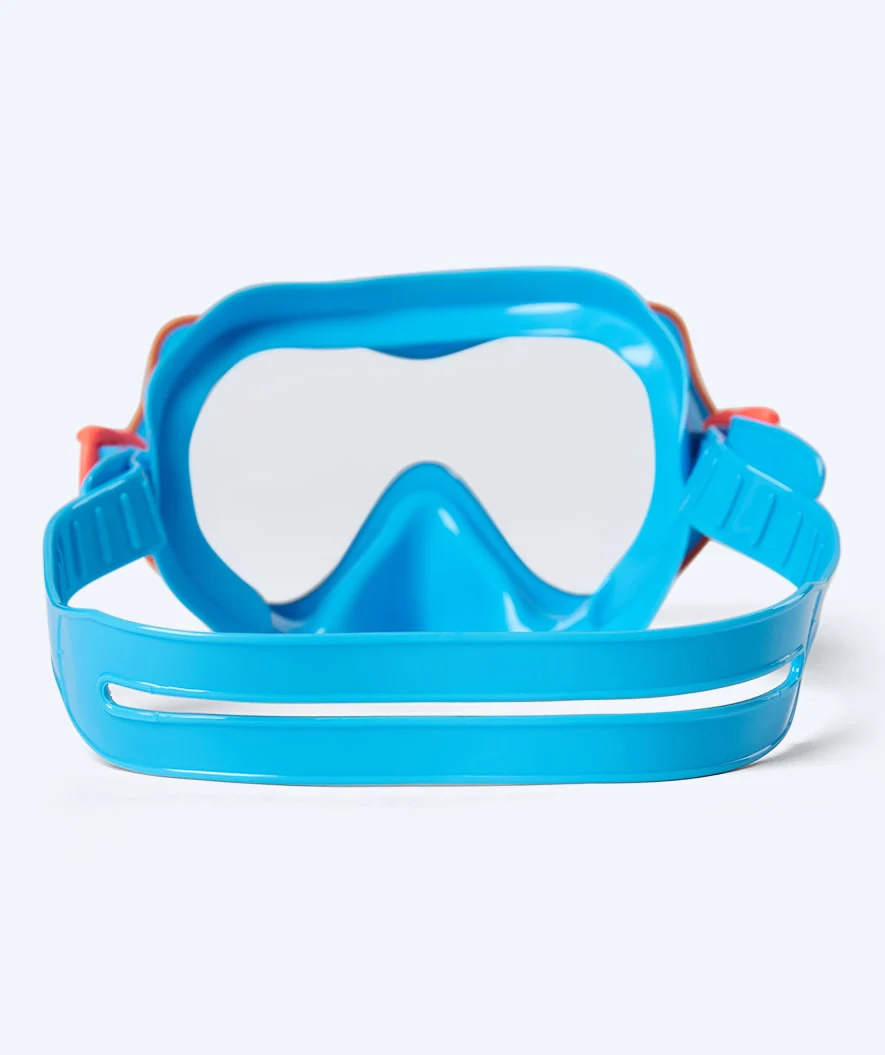 Watery zestaw maska, rurka i płetwy do snorkelingu dla dzieci (4-10) - Pulina/Bimasha - Pomarańczowy/ciemnoniebieski - Image 5
