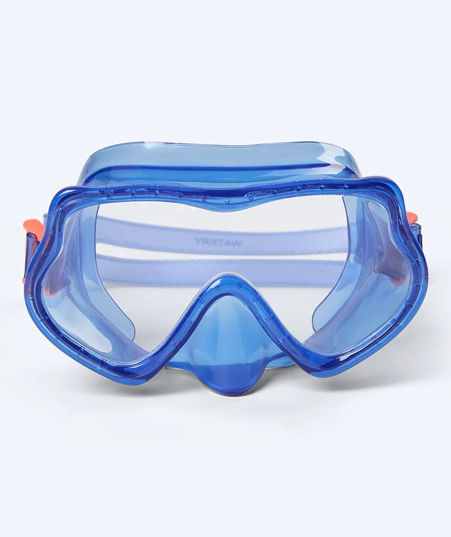 Watery zestaw maska, rurka i płetwy do snorkelingu dla dzieci (4-10) - Winslet/Bimasha - Niebieski/ciemnoniebieski - Image 2