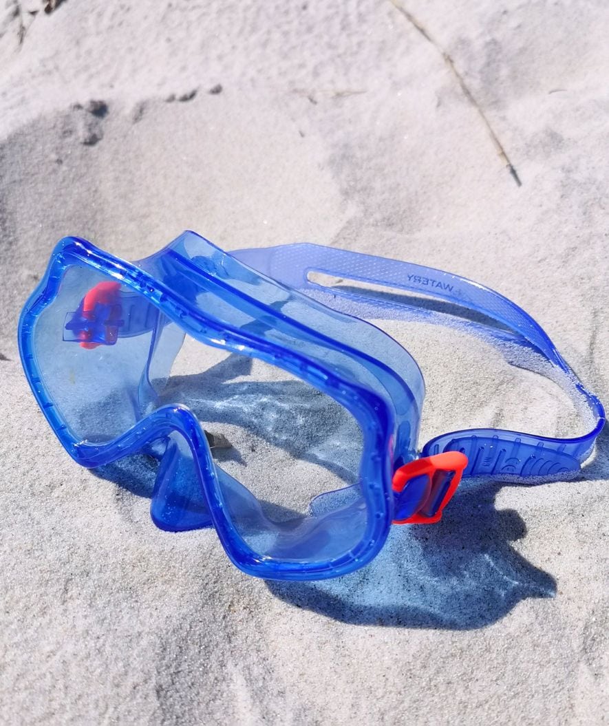Watery zestaw maska, rurka i płetwy do snorkelingu dla dzieci (4-10) - Winslet/Bimasha - Niebieski/ciemnoniebieski - Image 3