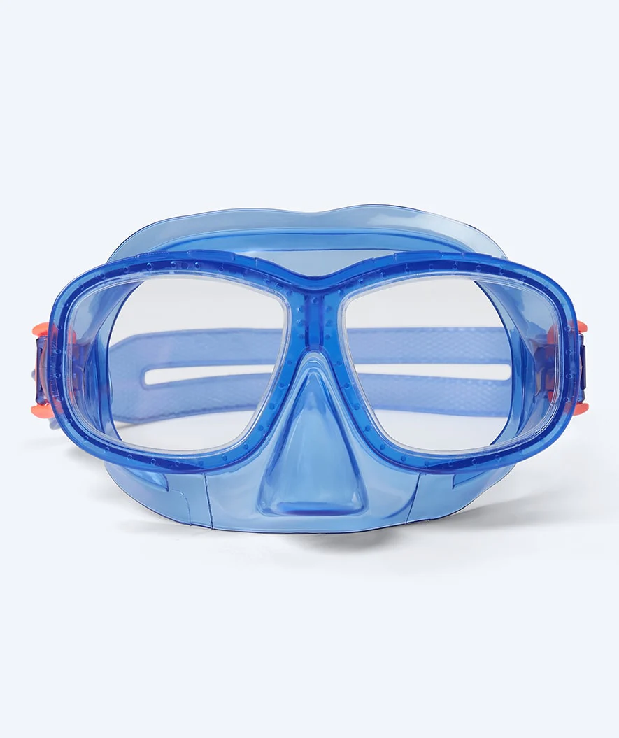 Watery zestaw maska, rurka i płetwy do snorkelingu dla dzieci (4-10) - Wyre/Fleetwood - Ciemnoniebieski/niebieski - Image 2