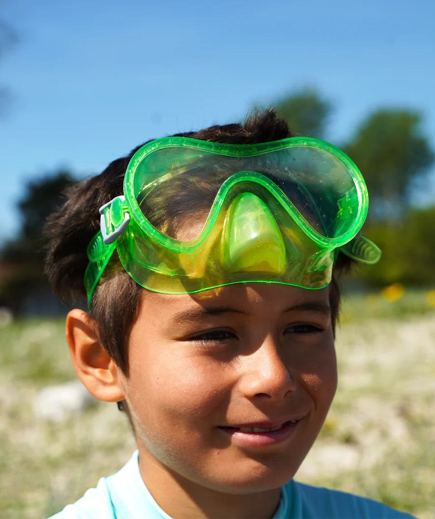 Watery zestaw maska, rurka i płetwy do snorkelingu dla junior (8-15) - Jubal/Rilian - Fioletowy/czarny - Image 6