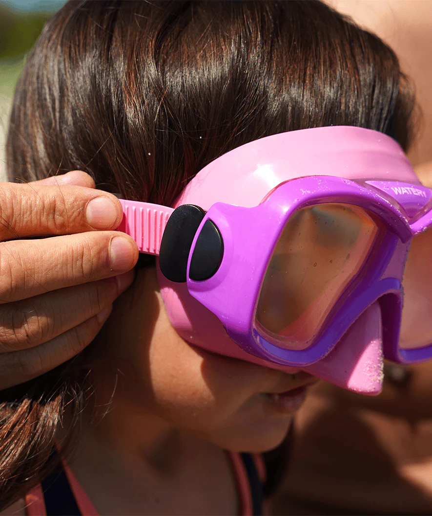 Watery zestaw maska, rurka i płetwy do snorkelingu dla junior (8-15) - Misu/Fleetwood - Jasnoróżowy/jasnoróżowy - Image 6